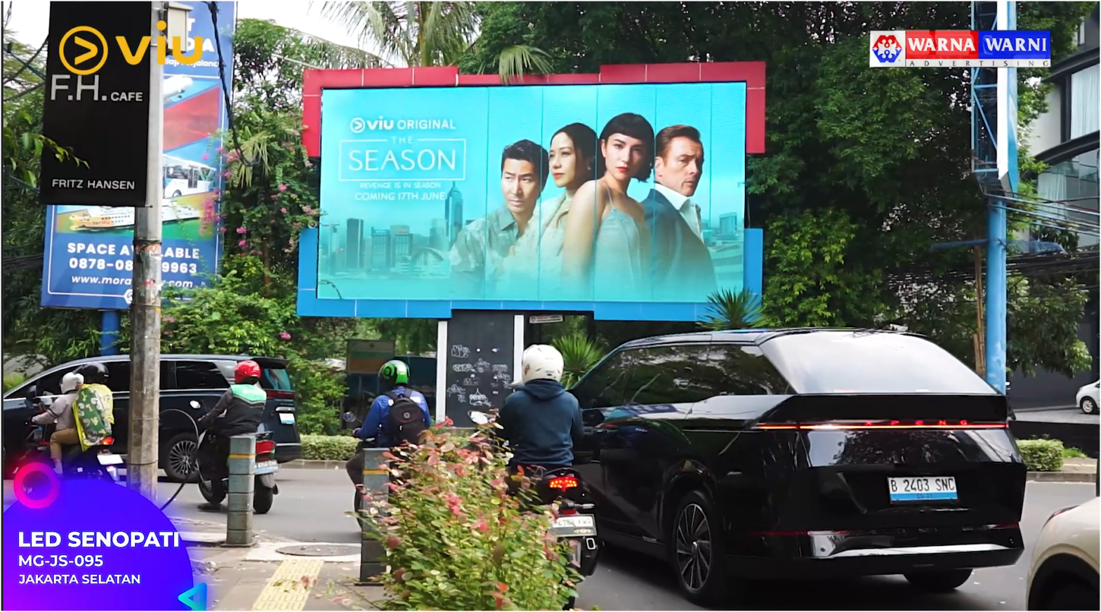 OOH Advertising Jakarta dengan Billboard dan Videotron oleh Warna Warni Media