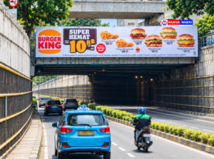 billboard burger king di underpass cassablanca