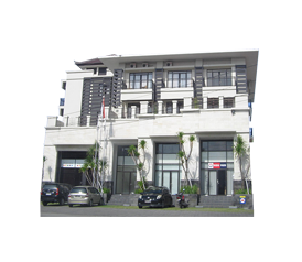 kantor warna warni media bali